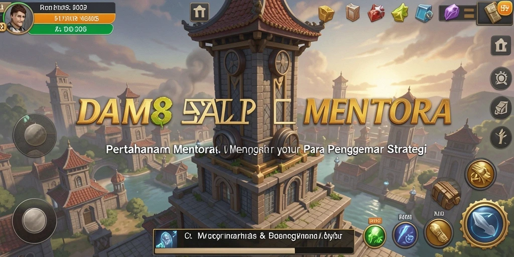 Tampilan menarik dari gameplay Tower Defense DAM88 yang mendebarkan.