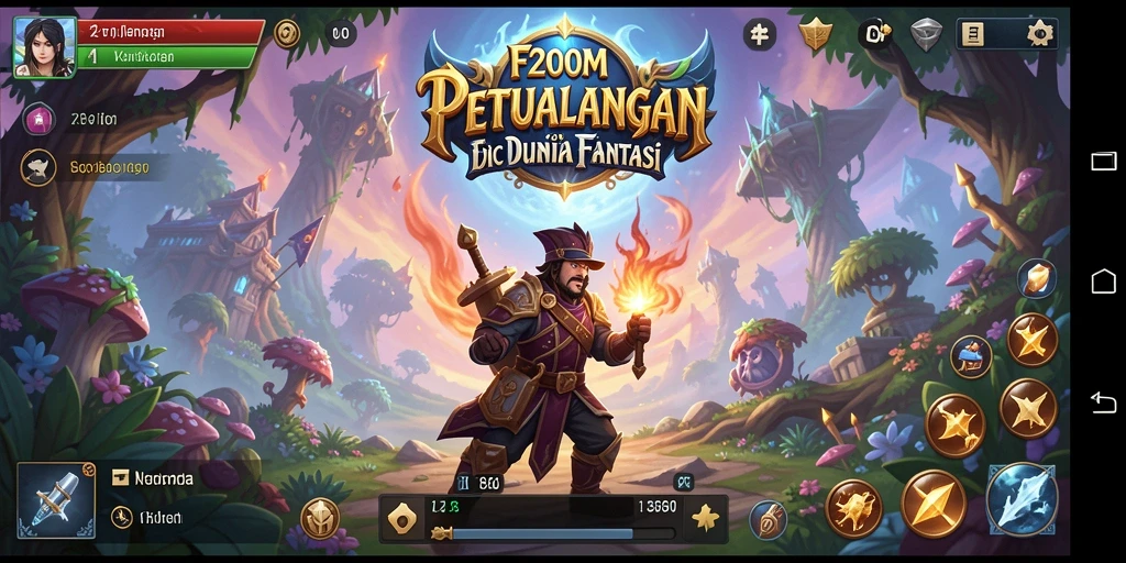 Gameplay menarik di dunia fantastis F200M.