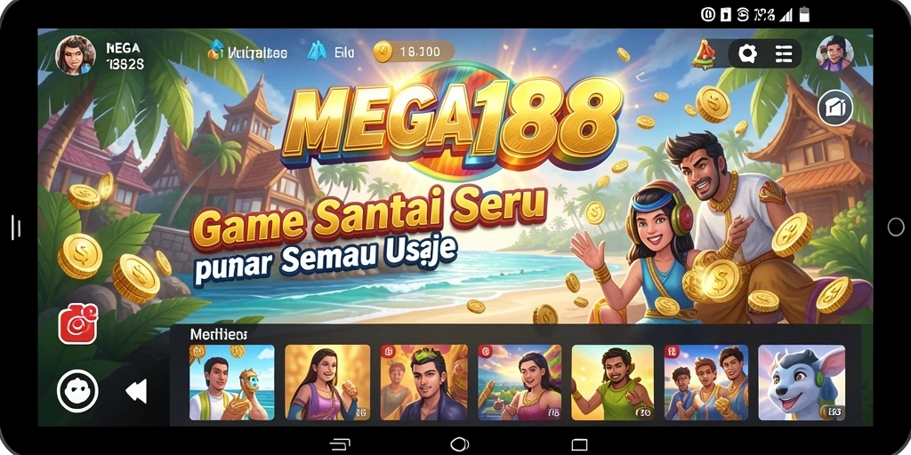 Tampilan gameplay seru dari MEGA188 yang memikat.
