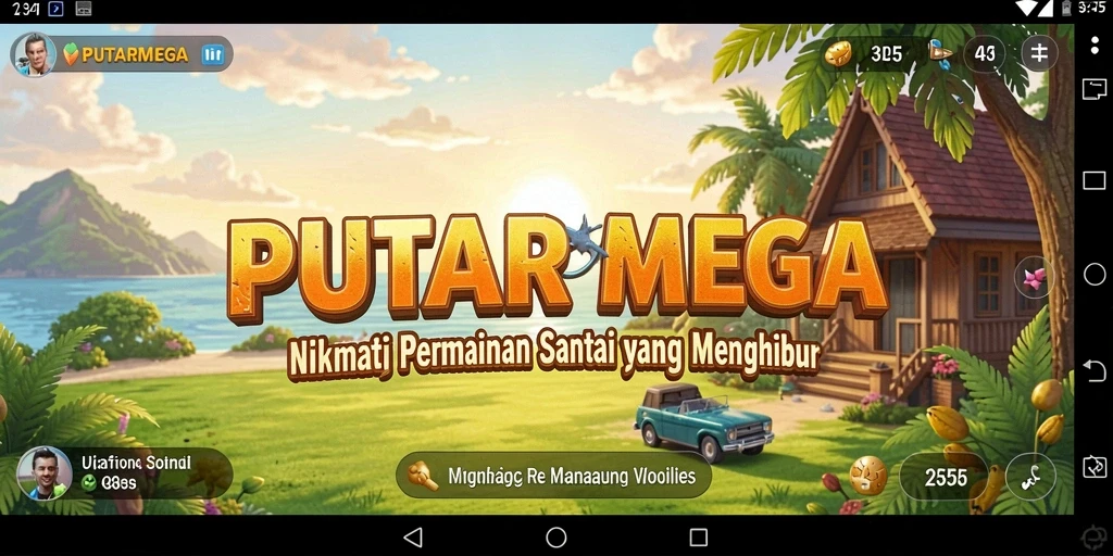 Tampilan gameplay PUTARMEGA yang seru dan menarik.