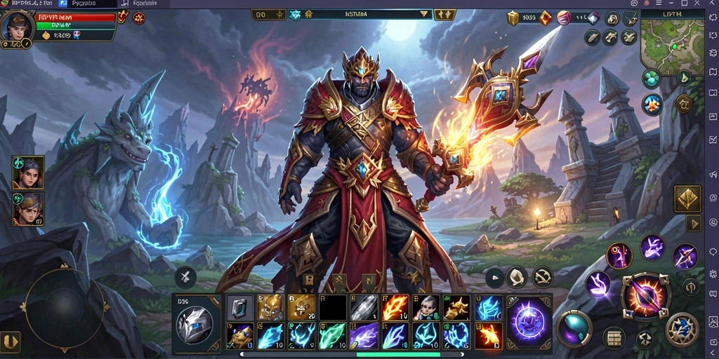 Screenshot gameplay RPVIP4 menampilkan aksi seru di dunia MMORPG.