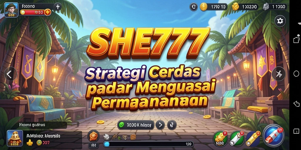 Tampilan gameplay SHE777 yang strategis dan menekankan perencanaan yang cerdas.