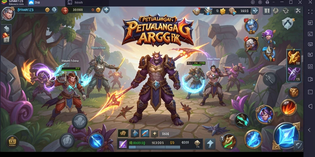Tampilan seru gameplay ARPG di SINAR123 dengan aksi mendebarkan.